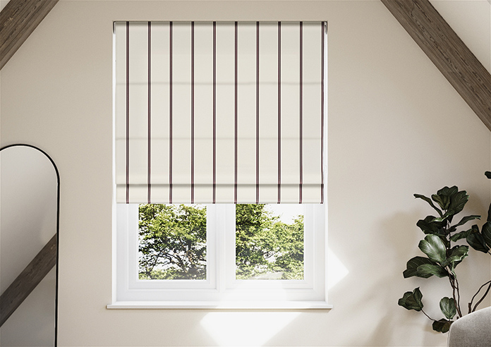 The British Stripe Co. Victoria, London No.1 - Twist&Fit Roman Blind - Image 3